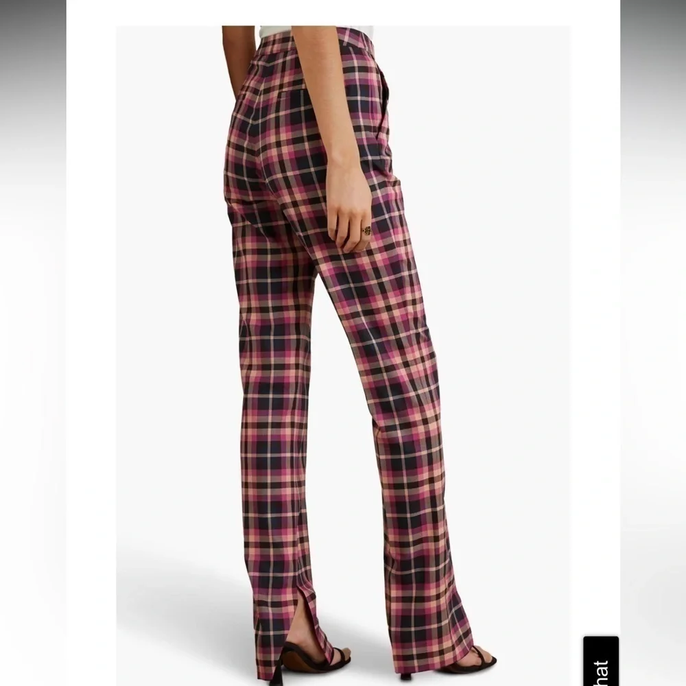 Rebecca Vallance ryder check twill plaid Pant